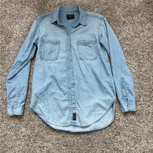 women’s abercrombie light Blue Denim Shirt
